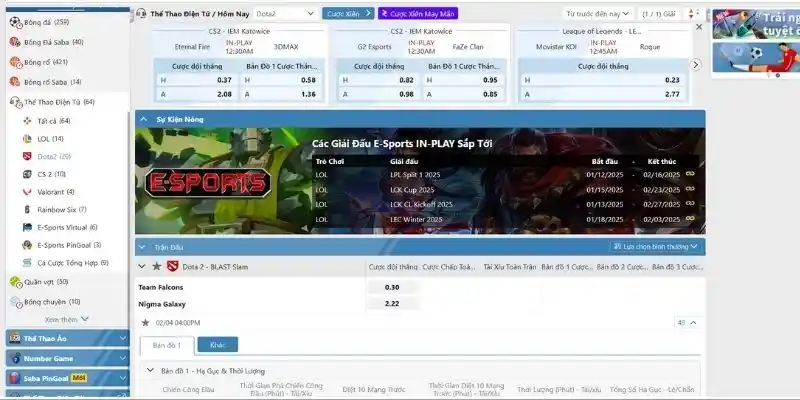 Khái quát hoạt động cá cược Dota 2